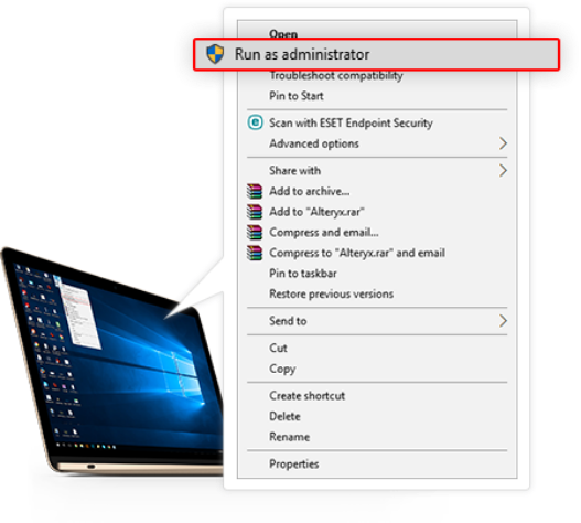 Alteryx as an admisnistrator